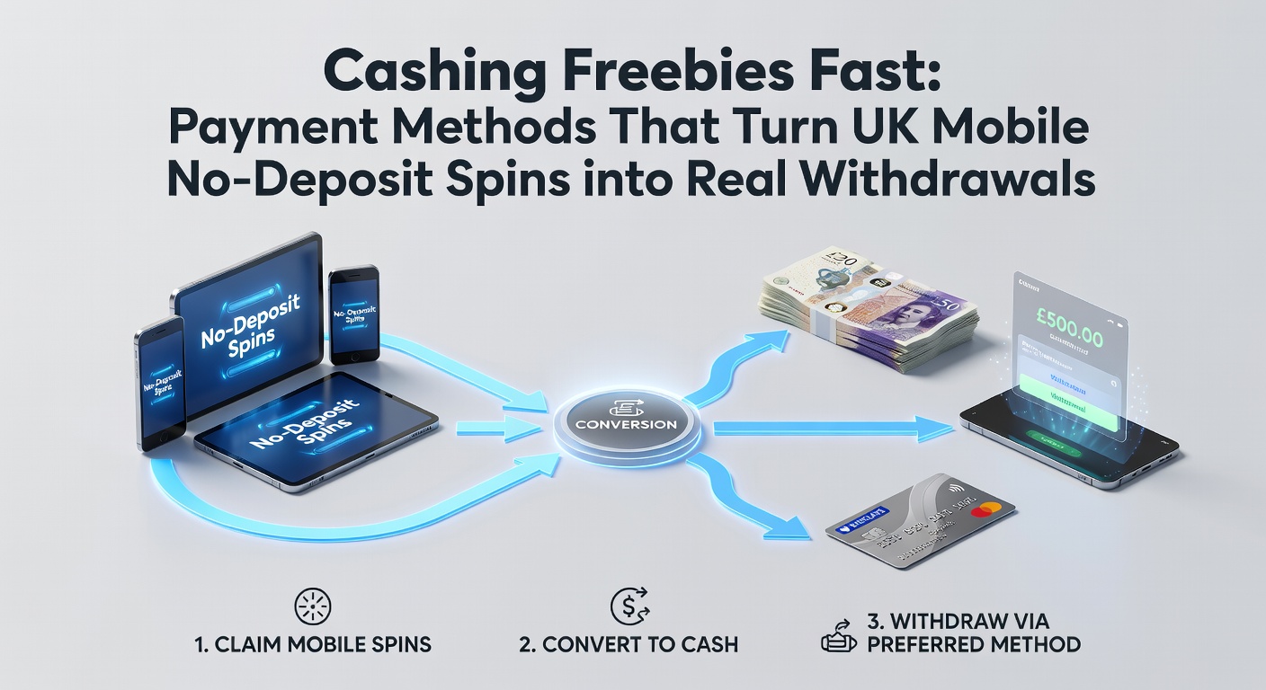 Illustration of e-wallet icons like PayPal and Skrill on a mobile screen, showing a successful withdrawal from slot winnings to a bank account
