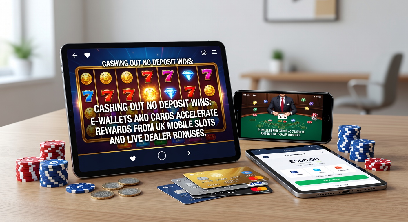 Smartphone displaying a mobile slot game payout screen with e-wallet icons like PayPal and Skrill highlighted for quick cashouts