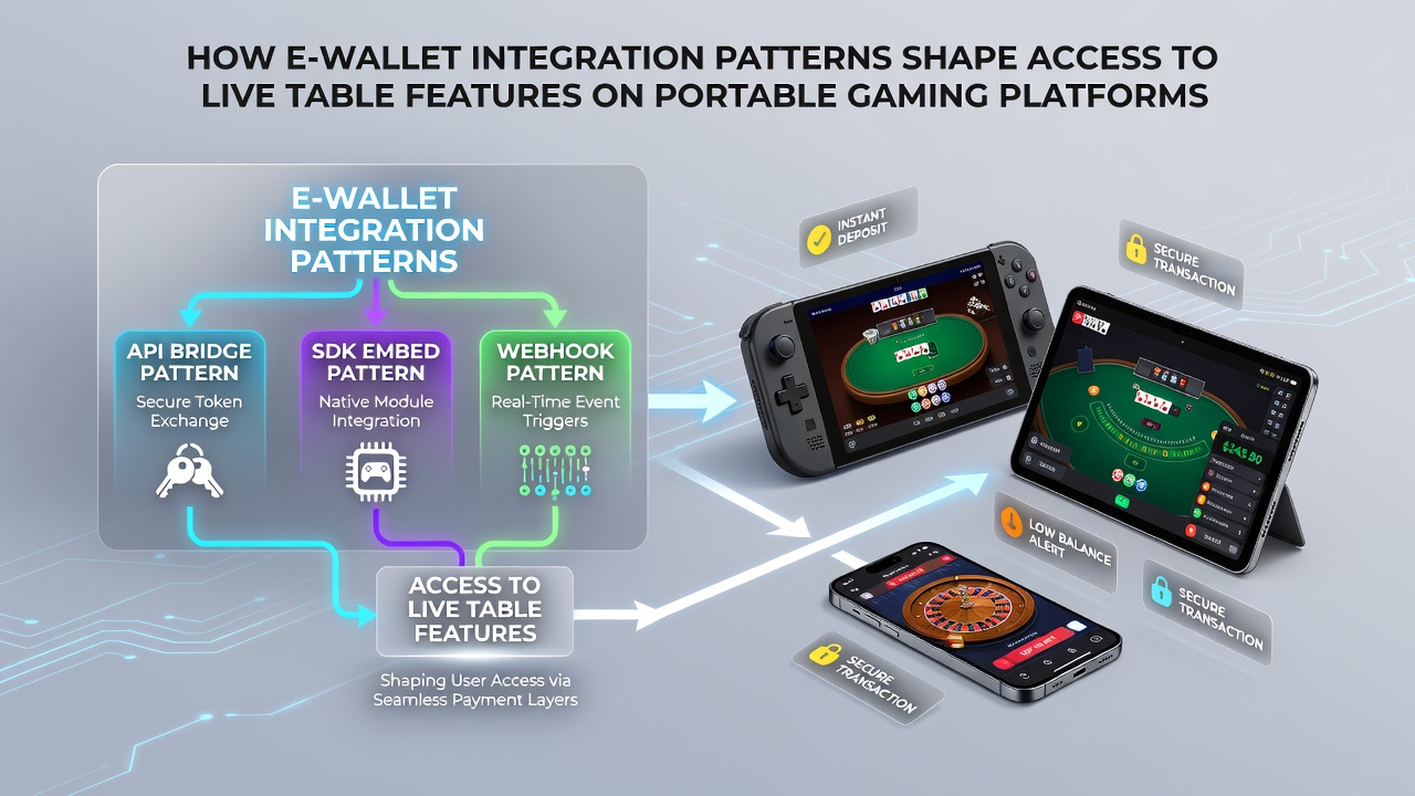 Close-up of live table selection screen on a smartphone after successful e-wallet integration