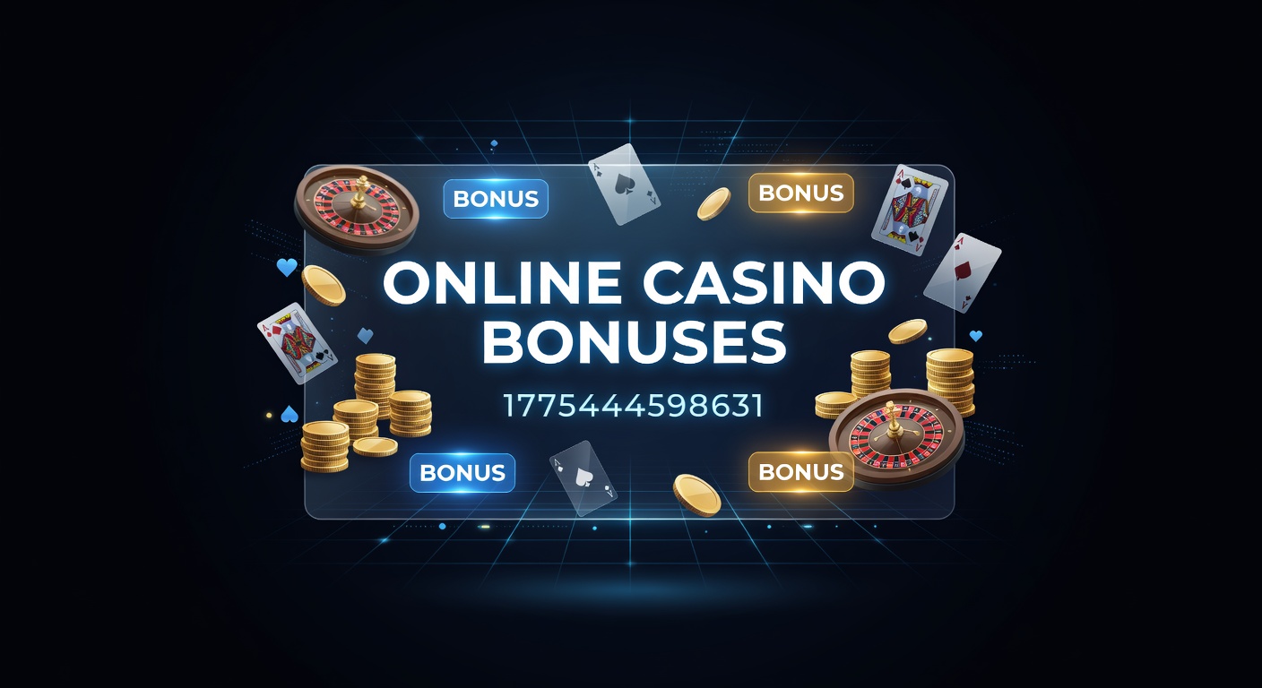 Vibrant display of online casino bonus icons including free spins wheels, deposit match graphics, and cashback symbols on a digital interface