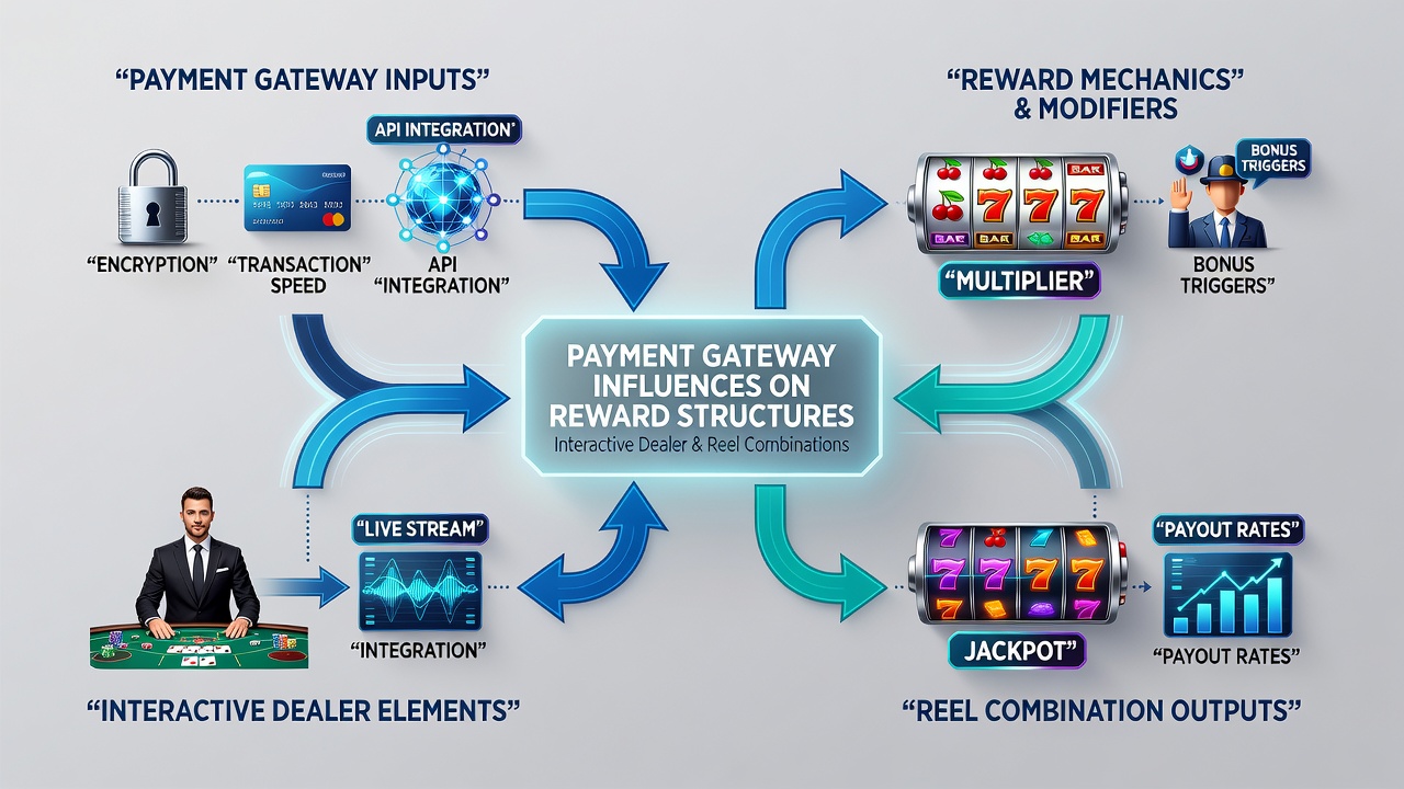 Data flow diagrams showing how payment gateways modify bonuses in dealer and slot systems