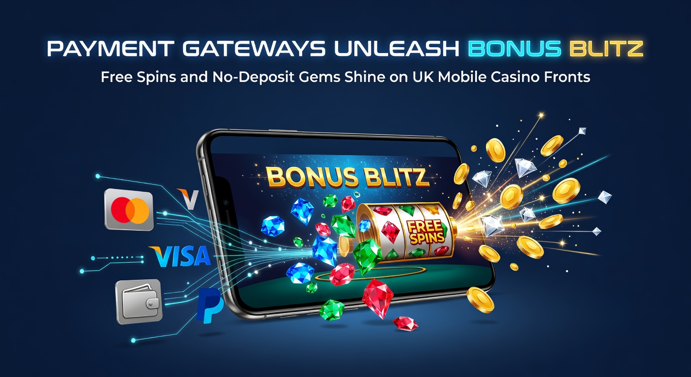 Vibrant mobile phone screen displaying casino app with glowing payment icons, spinning slots, and bonus notifications popping up seamlessly