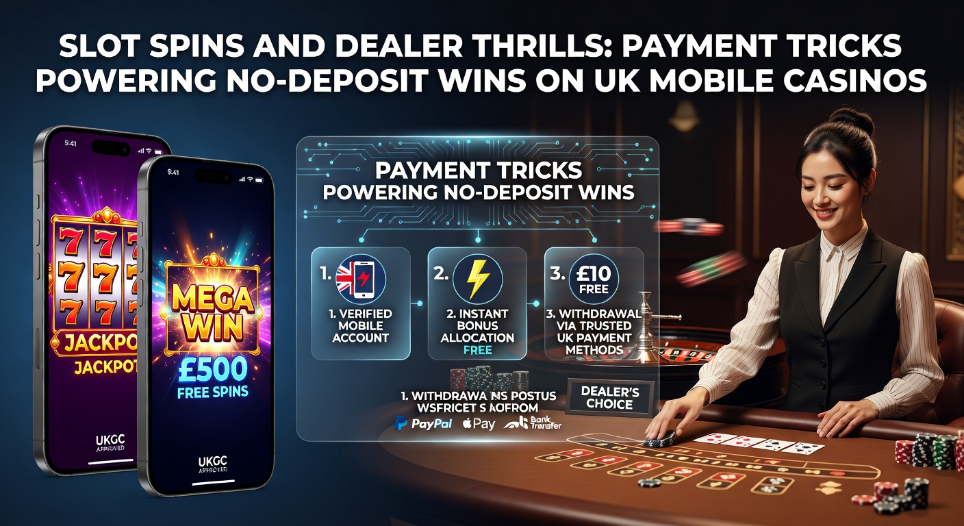 Vibrant mobile slot reels spinning with bonus symbols, evoking the thrill of no-deposit wins in UK casinos